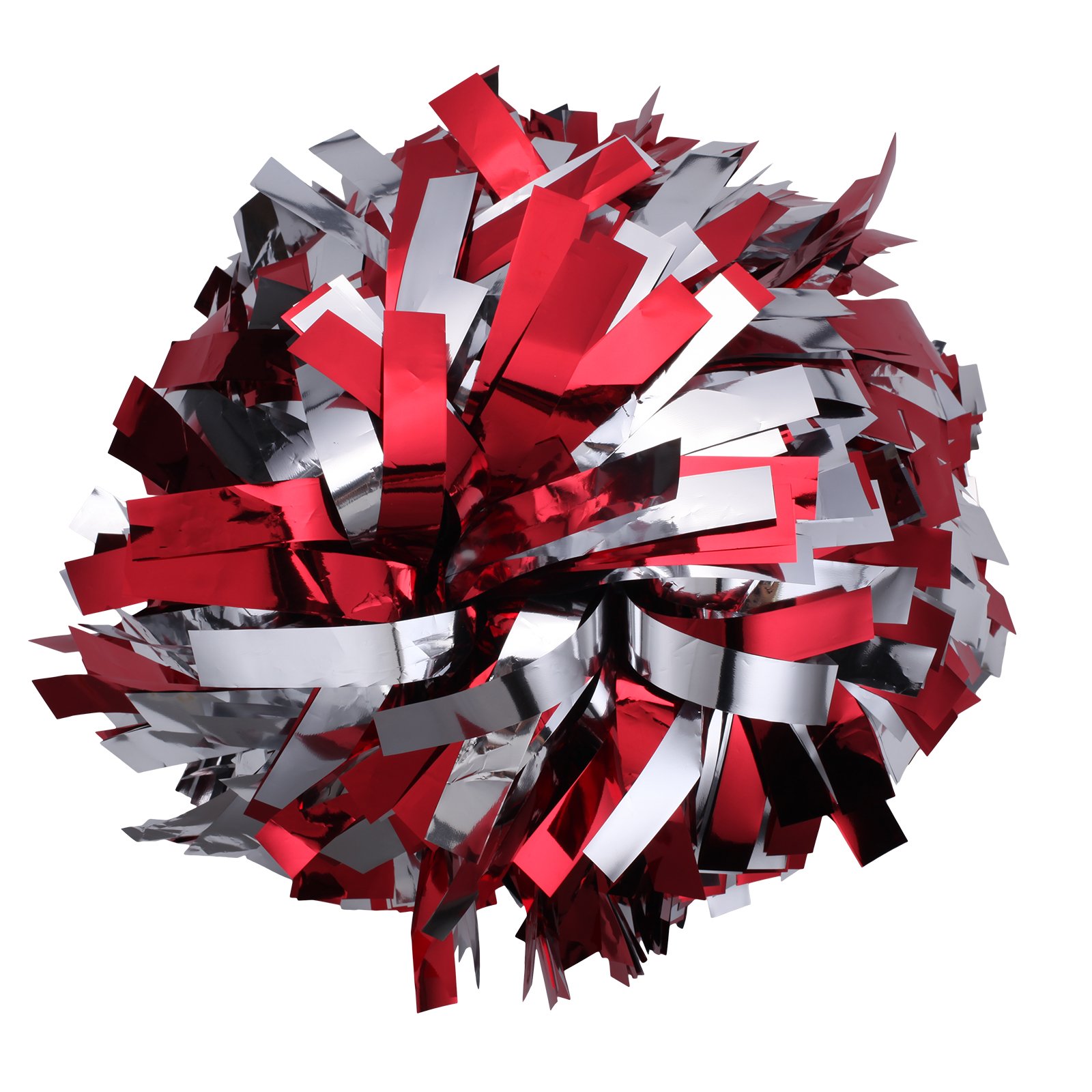 Amazon.com: Metallic Cheerleader Cheerleading Pom Poms 6